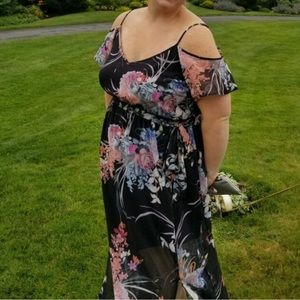 City Chic Floral Dress